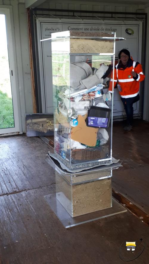 Visite des CE1/CE2 au centre de tri des déchets de Treffieux
